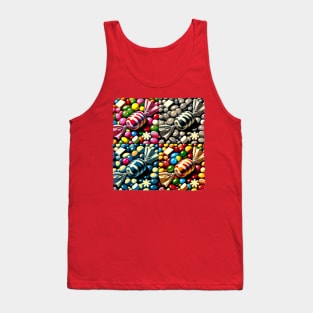 Candy Christmas: Pop Art Extravaganza - Classic Christmas Tank Top